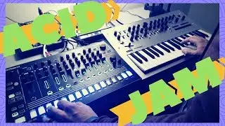 First TR-8 Jam with Minilogue & Volca Bass #jamuary2018