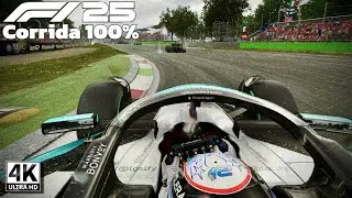 Kimi Antonelli na Mercedes W16 Com Chuva I Monza GP da It&aacute;lia 2025 I  F1 25 Gameplay 4K