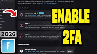 Как включить двухфакторную аутентификацию в Fortnite - 2026