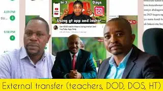 AMAKURU AGEZWEHO MUBUREZI! TRANSFER Y'ABAYOBOZI BAMASHURI,DOD,DOS N'ABARIMU, GUHABWA AKAZI,..
