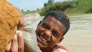 Top 10 Amazing Hand Fishing Video Unbelievable Technique River Hill Big Stuck Fish Catching #fish