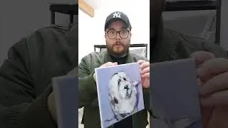 Dog Portrait Oil Painting by Artist Jose Trujillo