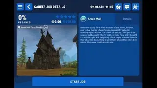 Power wash simulator, Apple Arcade cleaning the temple
