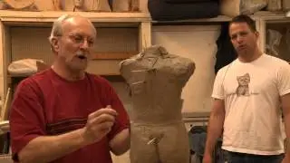 Мастер-класс по фигурному лепке (человеческое тело в глине) с Джерри Хоагом в MassArt PCE