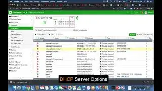 DHCP Options - Fortinet firewall