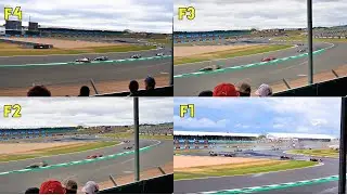 First Lap Comparison: F4 vs F3 vs F2 vs F1 at Silverstone | Crowd POV