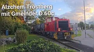 Gmeinder D 60c in Trostberg beim Alzchem  #zug 