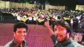 Shivanna & sudeep happy together | KCC EVENT