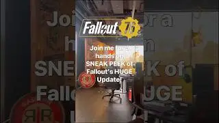 PLAYING THE MASSIVE FALLOUT 76 UPDATE ON A SECRET PREVIEW IN NYC!!