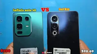 infinix note 50 vs itel s25 speed test