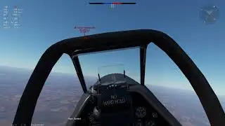 P51 D30 vs 109K4 sim duel with hud