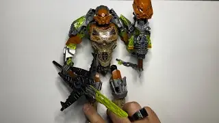 Bionicle G2 Pohatu combiner model instructions