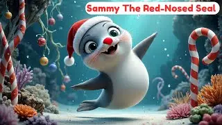 🦭✨ Sammy the Red-Nosed Seal 🎄 Underwater Christmas Song for Kids | Giggle TV Kids
