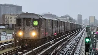 NYC Subway: R62A 4 Trains Running from Brooklyn Bridge to Woodlawn in the Bronx