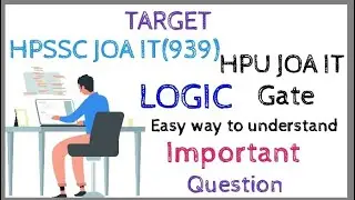 Logic Gate & Boolean Algebra imp Question with explanation  #HPSSC #JOA_IT_939 & #HPU, #CLERK #EXAMS