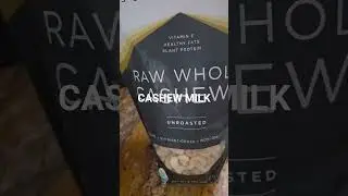 Cashew Milk  made by me!!!#CashewMilk #nickey #subscribe
