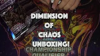 Yu-Gi-Oh Dimension Of Chaos Box Opening!