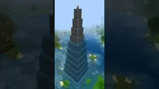 Minecraft Biggest Cobblestone Tower Hacks🤯