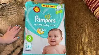 Обзор подгузников Pampers active baby-dry 6-10 кг
