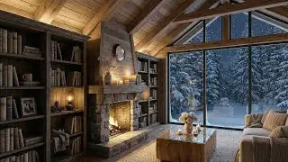 Deep Sleep Piano Music 🐻 Hibernate Mode | Relaxing Piano & Crackling Fire Sounds