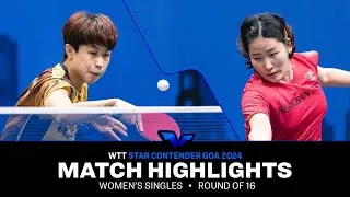 Cheonhui Joo vs Eunhye Lee  | WS R16 | WTT Star Contender Goa 2024