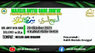 🔴[LIVE] PEMBACAAN MAULID HABSYI & KITAB MANHAJUS SAWI | MASJID BESAR IBRAHIM