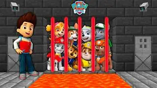 La PAW PATROL es Atrapada en La Prisi&oacute;n en MINECRAFT 😱