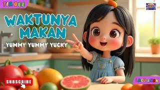 Waktunya Makan Yummy Yummy Yucky || Tia Bee - Lagu Anak-Anak Edukatif 🍎🥦🥛🧒
