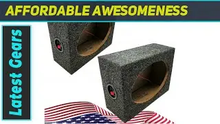 AUDIOTEK Angled Style 6 x 9 Inch Car Audio Enclosures: Enhance Your Car Sound Experience!