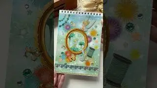 Tinker Bell Scrapbooking🧚💚💫Disney journaling #scrapbooking #journaling #asmr