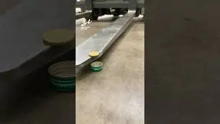Forklift Coin Challenge! 🔥 #forklift #coins #challenge