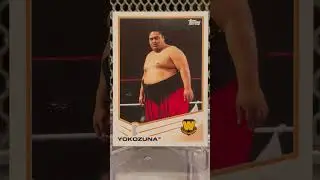 Yokozuna Sumo Bonsia WWE 2013 Topps Legends Wrestling card OG Bloodline Sumo Squash