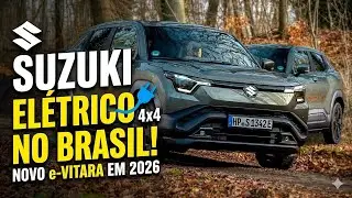 Suzuki confirma e-Vitara el&eacute;trico 4x4 no Brasil at&eacute; mar&ccedil;o de 2026