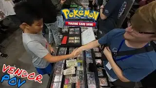 Vending our first Card Show! Pokemon Vendor POV
