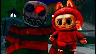 Can We ESCAPE FREDDY'S MANSION OBBY! NEW ( Labubu ) Scary Obby Roblox Gameplay Walkthrough