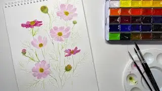 Watercolor / Botanical drawing / Art for Rest / Акварель