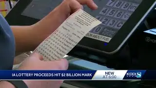 Iowa Lottery gives $2 million in proceeds for state program