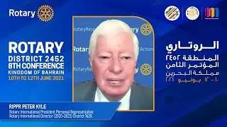 Address by the Rotary International President Representative RID Peter Kyle