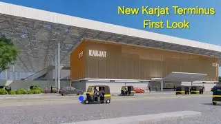 New Karjat Suburban Railway Terminus Concept. Credits - Mumbai Railway Vikas Corporation Ltd / AECOM