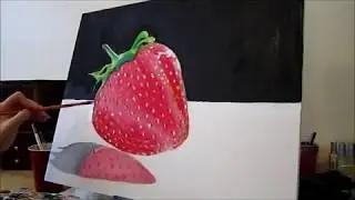 3D Strawberry Painting!