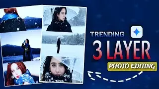 3 LAYER photo Editing|| winter ai Photo Editing|| Snowfall Editing|| siraj x EDITZ 