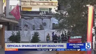 Investigators believe sparkling candles atop wine bottles ignited fatal Swiss bar fire killing 40