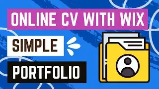 Wix Online Resume &ndash; Creating a Simple Portfolio