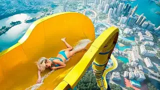 Люди катаются на аттракционах и тут же жалеют об этом!