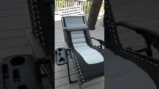 Лучшее кресло-откидная спинка для отдыха на открытом воздухе 😍