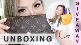 LOUIS VUITTON GIVEAWAY | SARAH WALLET UNBOXING | KARLA KAZEMI