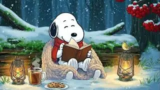 Snoopy Garden Jazz 🌿 Light Lofi for Reading Time