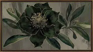 Olive Green Vintage Roses | Elegant Classical Art Atmosphere | Relaxing Background (2 Hours)