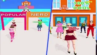 Popular vs Nerd👸❓⁉️🤓All Levels Gameplay WalkThrough Trailer Android,ios New Game PN1GP1