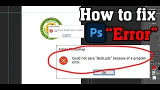 Could not Save because of a program error 